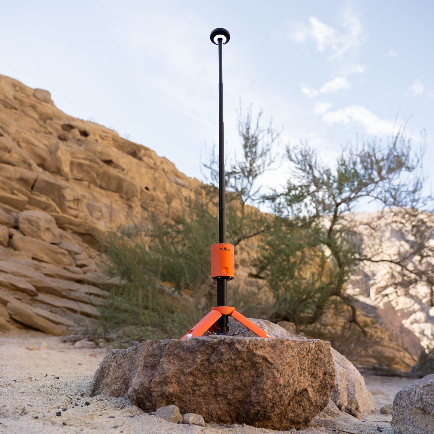 Outdoor LED Beleuchtung Teleskopisch - Orange